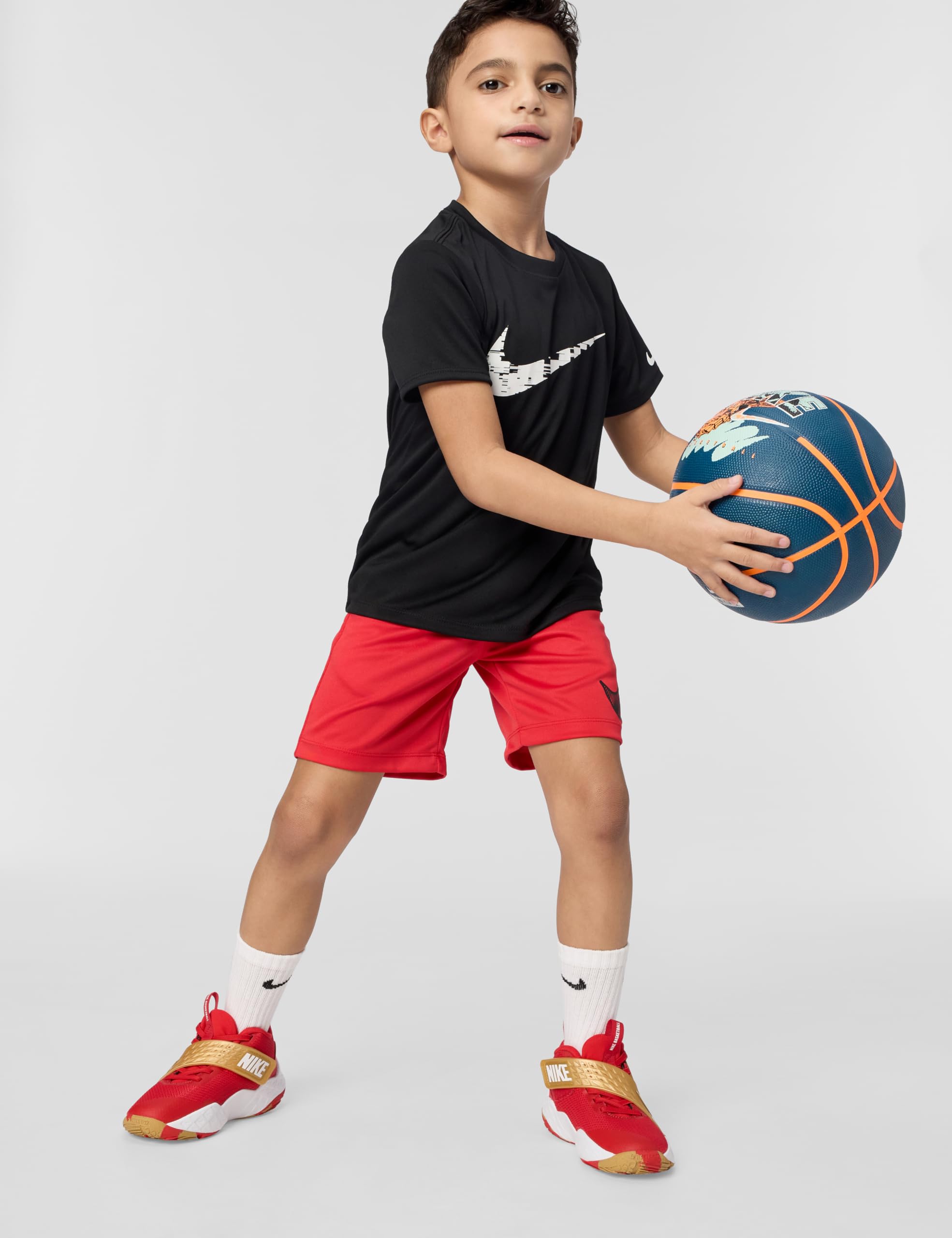 Nike Team Hustle D 12 Schuh für jüngere Kinder, HF6280