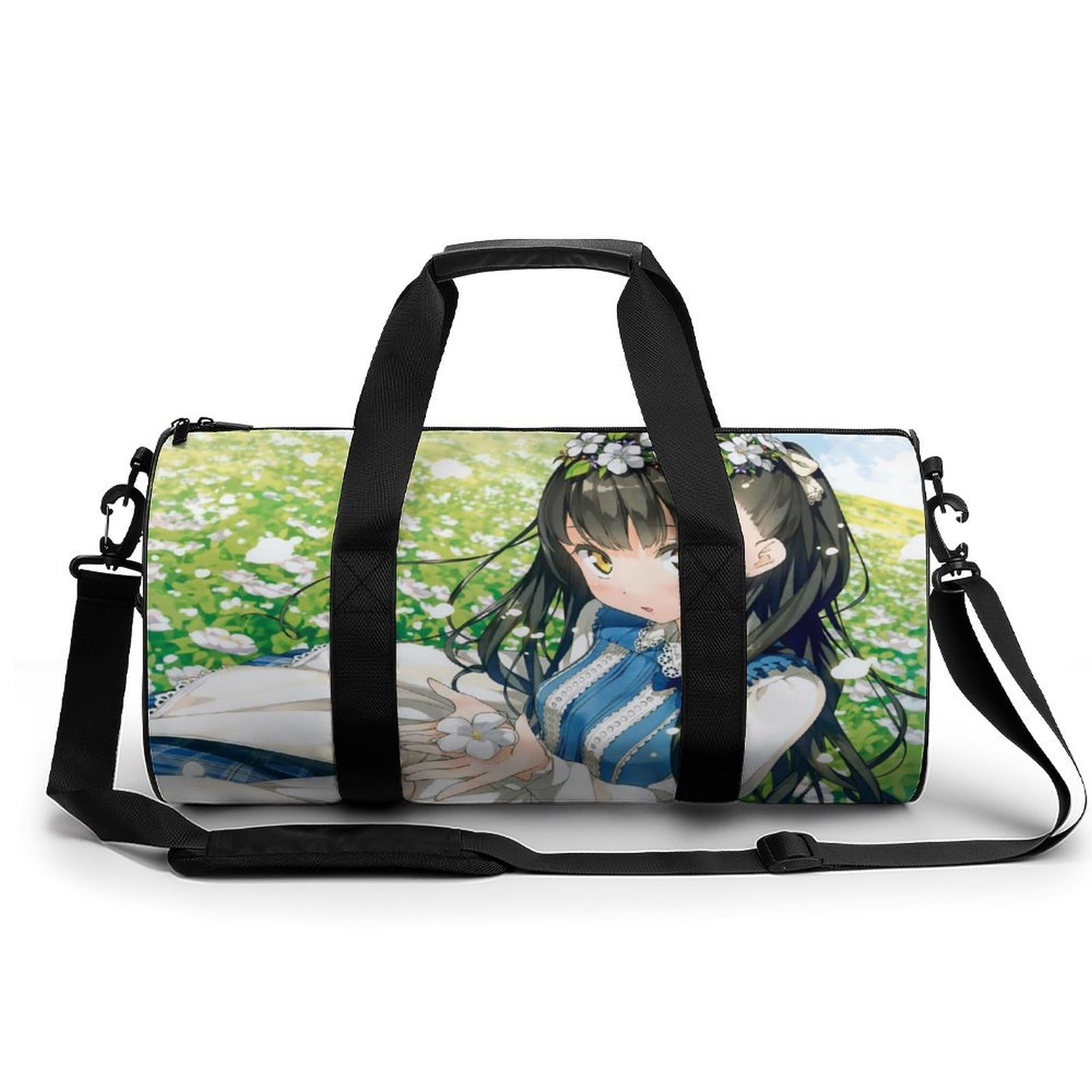 Sac de sport Fleurie 45x23x23cm compact pour gym - 8