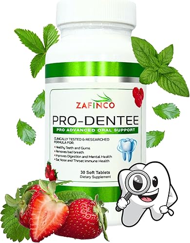 -PRODENTEE Salud de dientes y encías. Probióticos oralesdentales avanzados de 3.5 mil millones de UFC para reducir el mal aliento en la boca, la