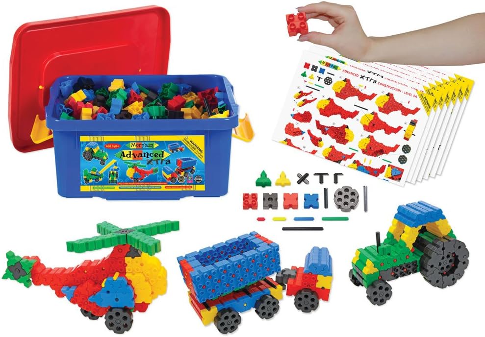 Morphun 40450PX Advanced Extra Levers Building Bricks Set