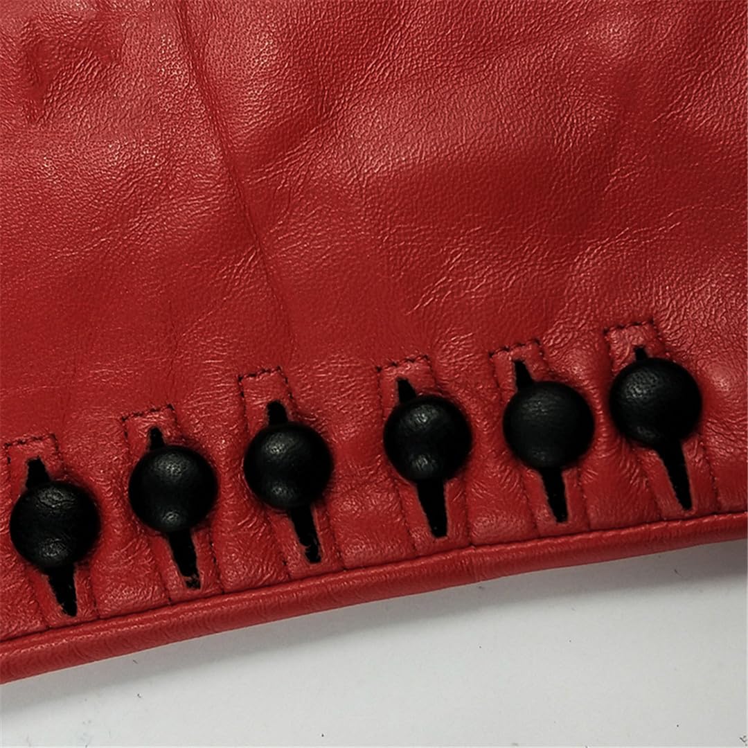 Guanti Da Donna In Pelle Inverno Autunno Donna Moda Pelle Di Capra Guanti Caldi Donna