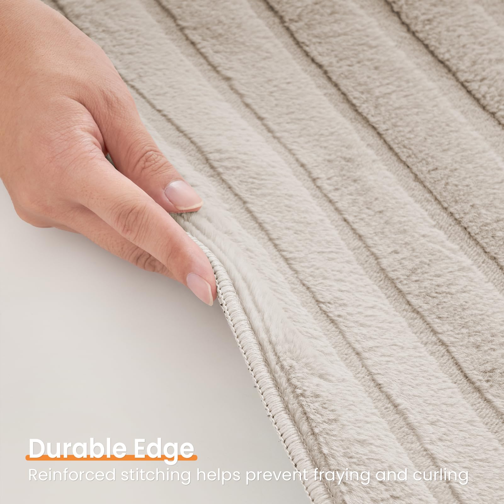 Topfinel Tapis Salon Taupe 160x230 cm, Lavable, Velours Court Moderne, Effet Vague 3D, Doux, Moelleux, Antidérapant, Aspect Fourrure, pour Chambre, Salle à Manger, Enfant, Bureau