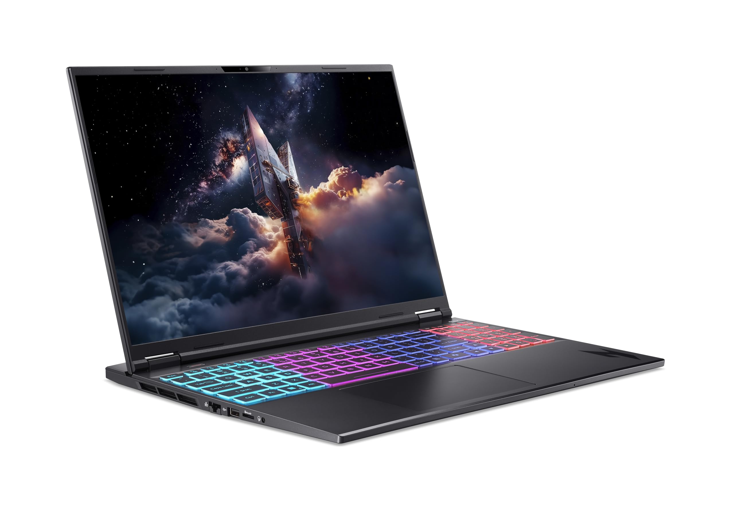 acer Nitro 16S AI (AN16S-61-R4NP) Gaming Laptop 16" WQXGA IPS 180Hz, AMD Ryzen AI 9 365, 32 GB RAM, SSD da 1 TB, NVIDIA GeForce RTX 5060, Windows 11, tastiera QWERTZ, nero