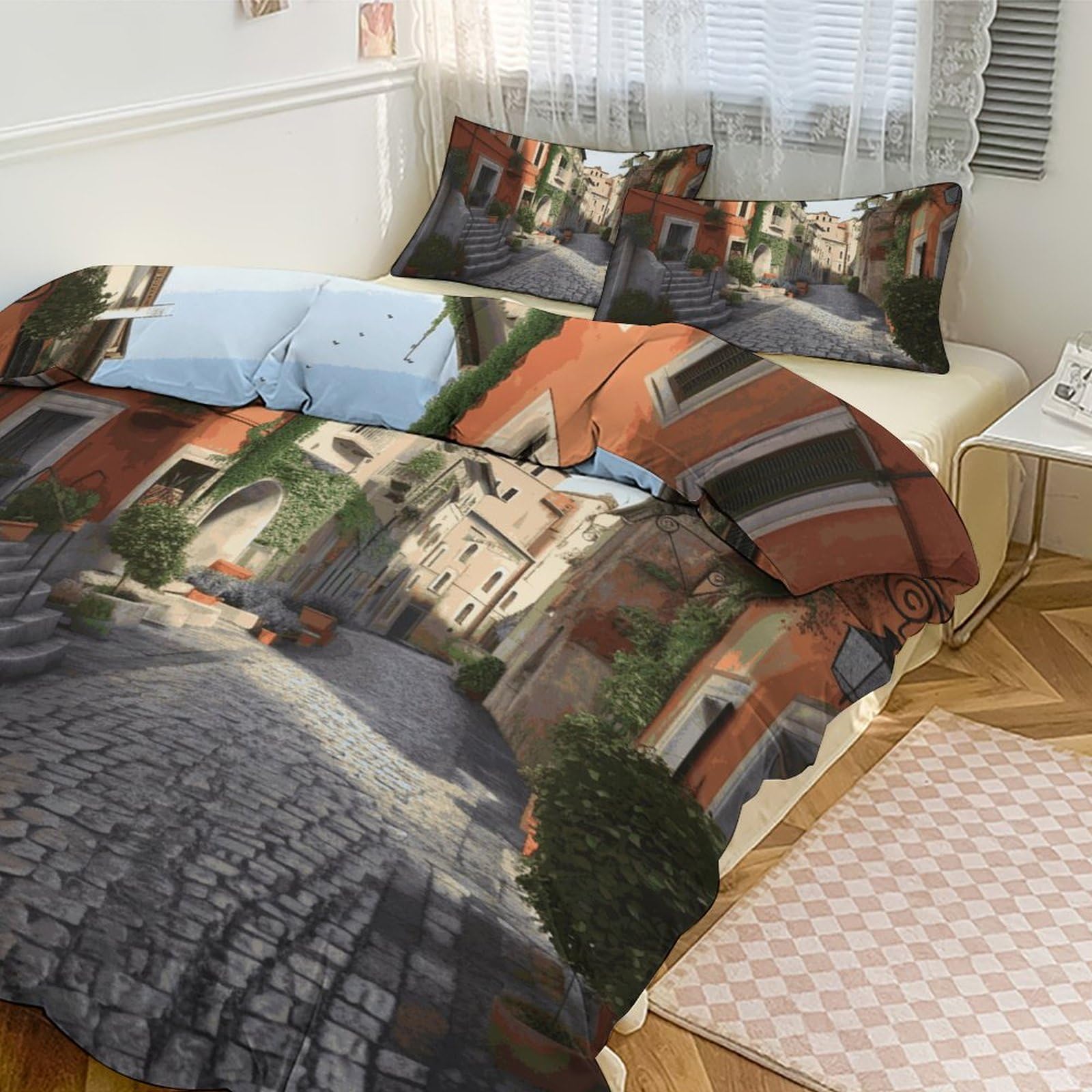 Parure de lit épaisse et chaude de 259 cm pour un confort d'hôtel