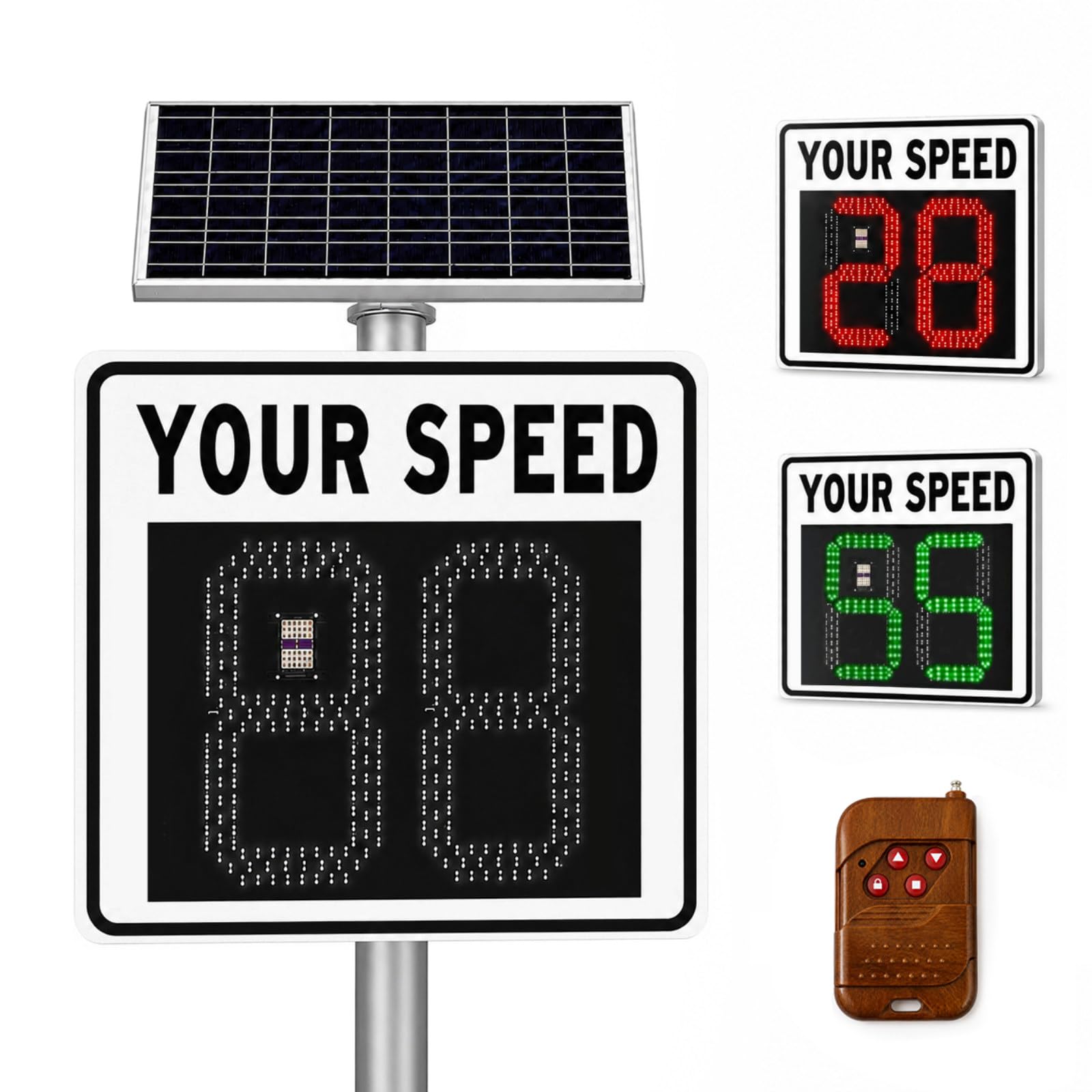 Display velocità LED, 2/3 Cifre Indicatore velocità 60x75W-2digit
