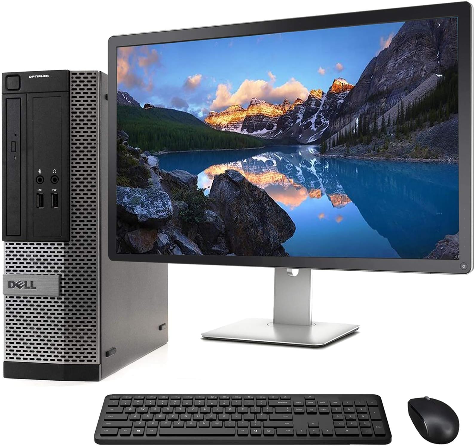 Dell OptiPlex 3020 SFF Computer Desktop PC, Intel Core i5 Processor, 8GB Ram, 500 GB Hard Drive, New Dell 24" LCD Monitor,Wireless Keyboard & Mouse,Wi-Fi & Bluetooth, Windows 11 Pro (Renewed)