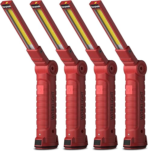 Vista 28 de Coquimbo Herramientas de regalo para hombres, papá, marido, luz LED recargable, accesorios para parrilla, linterna magnética con gancho para colgar