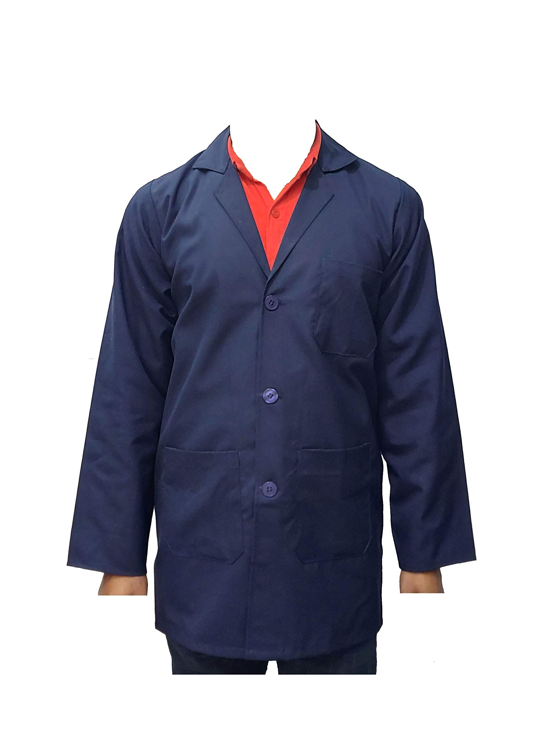 Lab Coat Half and Full Sleeves (Button), Unisex