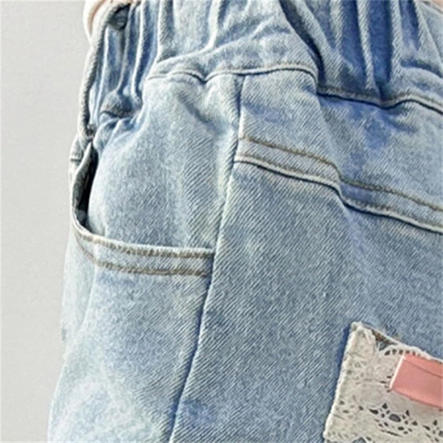 Big Girls Flare Jeans Skinny Distressed Denim Pants Bell Bottom Vintage Jeans Bootcut Flare Denim Pants Trendy Trousers
