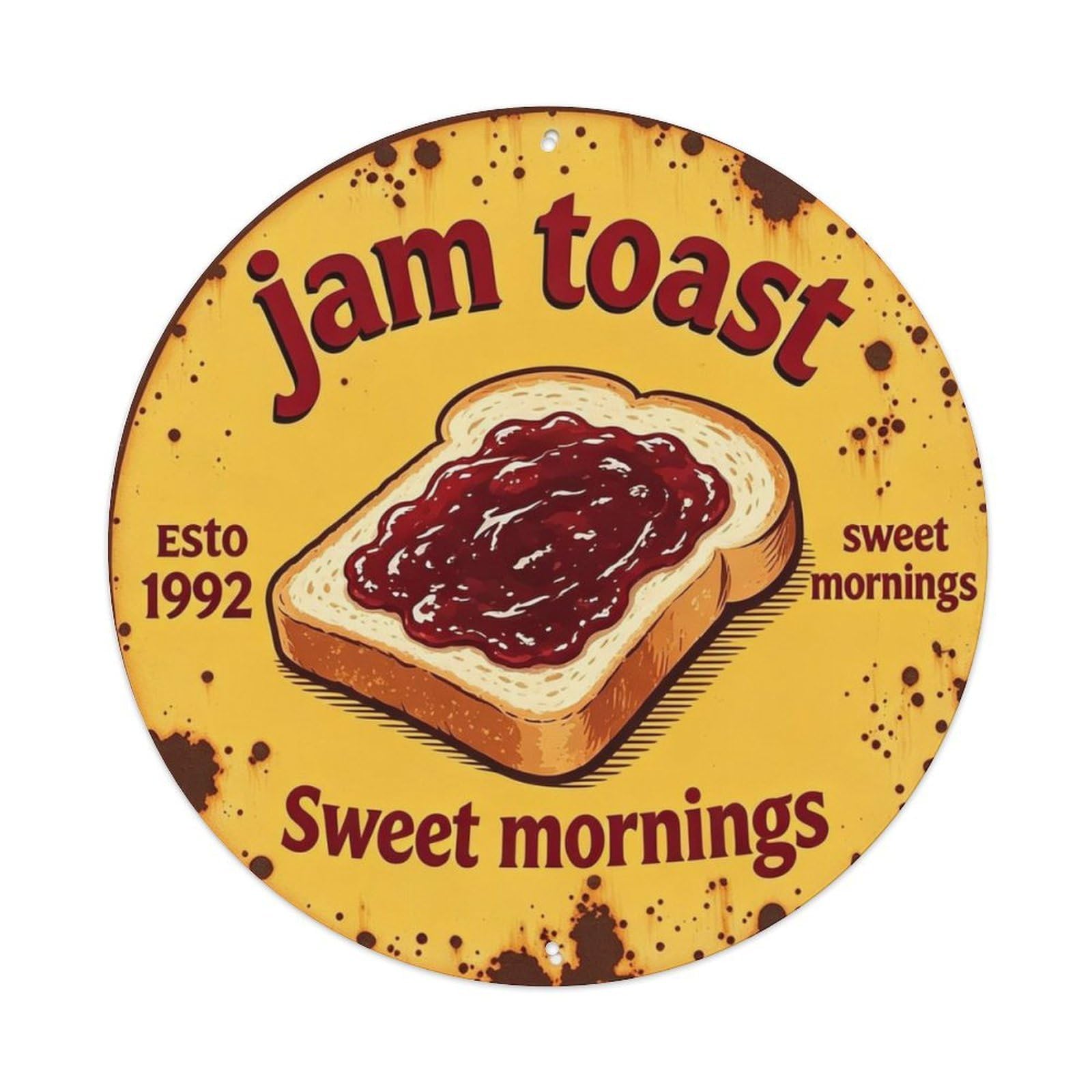 Breakfast Of Champions Metal Tin Sign Plaque