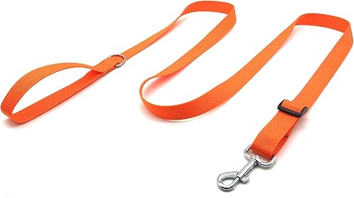 Miniatura 23 de TAIAN Correa ajustable de nailon para perro, correas de perro de 6 pies de largo para perros medianos y grandes Negro