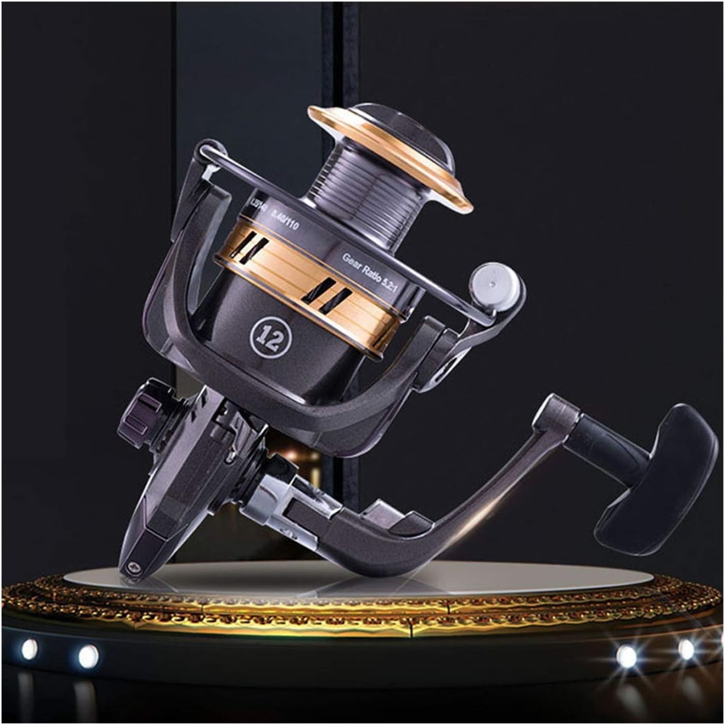Fishing Reels Spinning Reel TS1000-7000 fishing reel 5.2:1 Metal Drive Gear High Speed Salt Water Fishing Reel for Inshore Boat Rock Freshwater Saltwater (Color : TS Spool Capacity : 2000 Series)