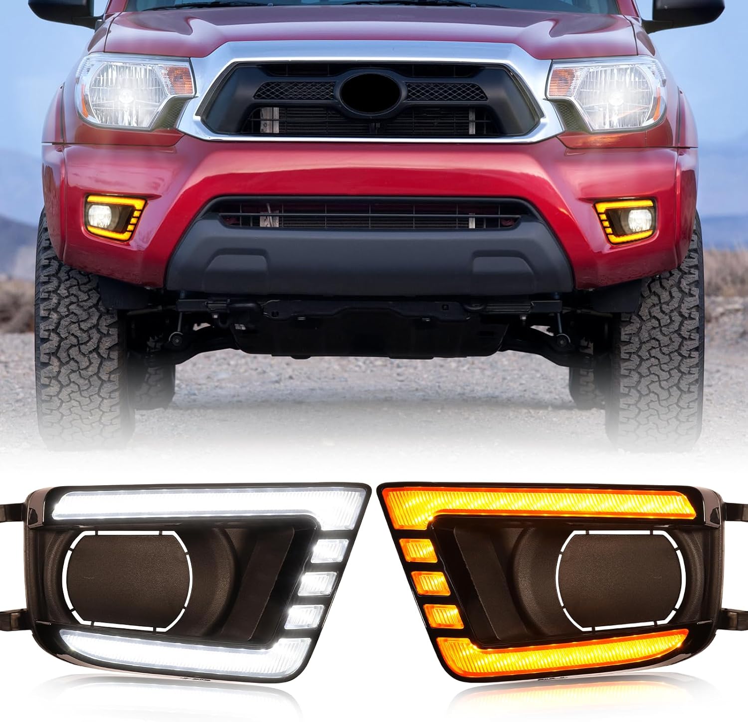 LED Fog Lights For 2012 2013 2014 2015 Daytime