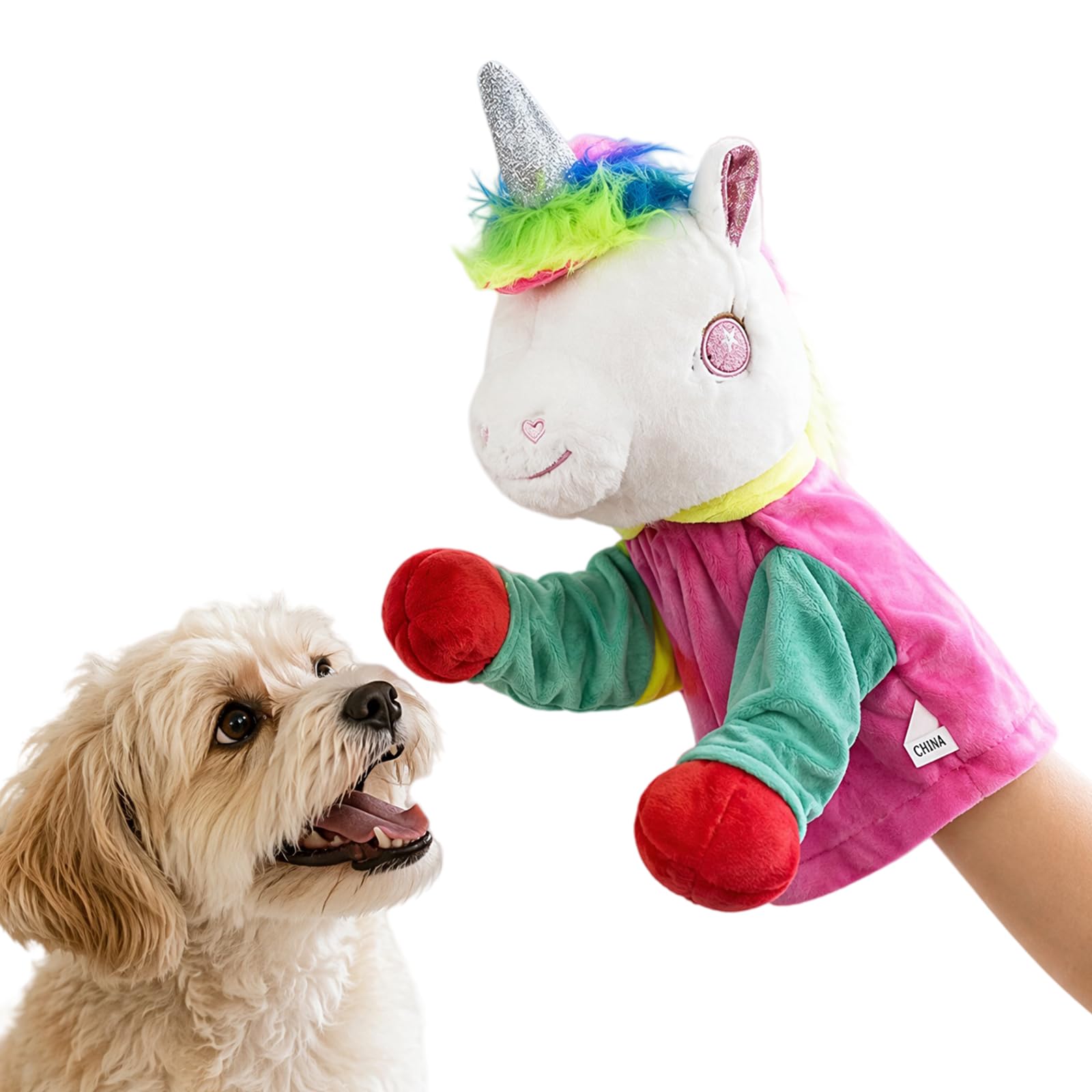 Kung Fu Husky Punching Puppet, Animal Boxing Puppets with Sound