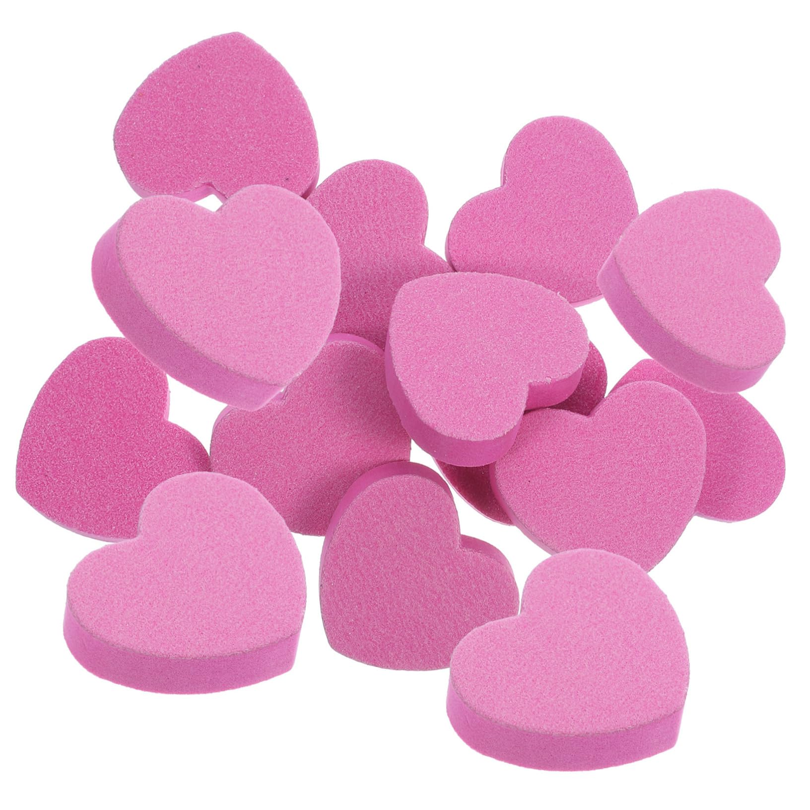 Beaupretty 150piezas Archivos De Uñas De Esponja Doble Cara Para Manicura y Pedicura Herramientas Lavables Para Pulido De Uñas Naturales y Acrílicas Rosa