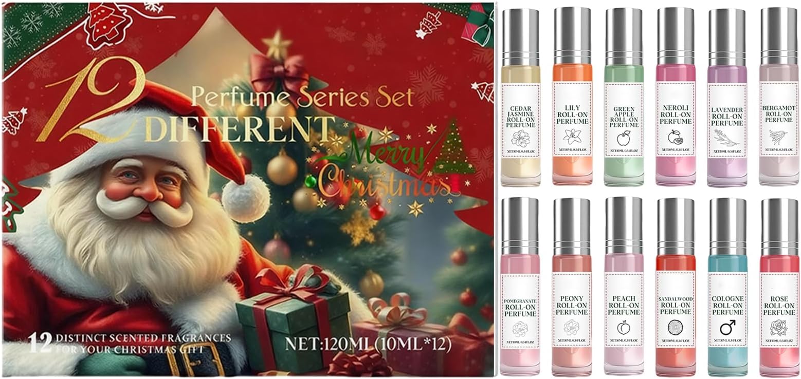 Christmas Perfumes for Women, Long-Lasting Scent - Fragrance Set,for Commuting Dating Party Night Out Business Social Casual Gatherings Christmas
