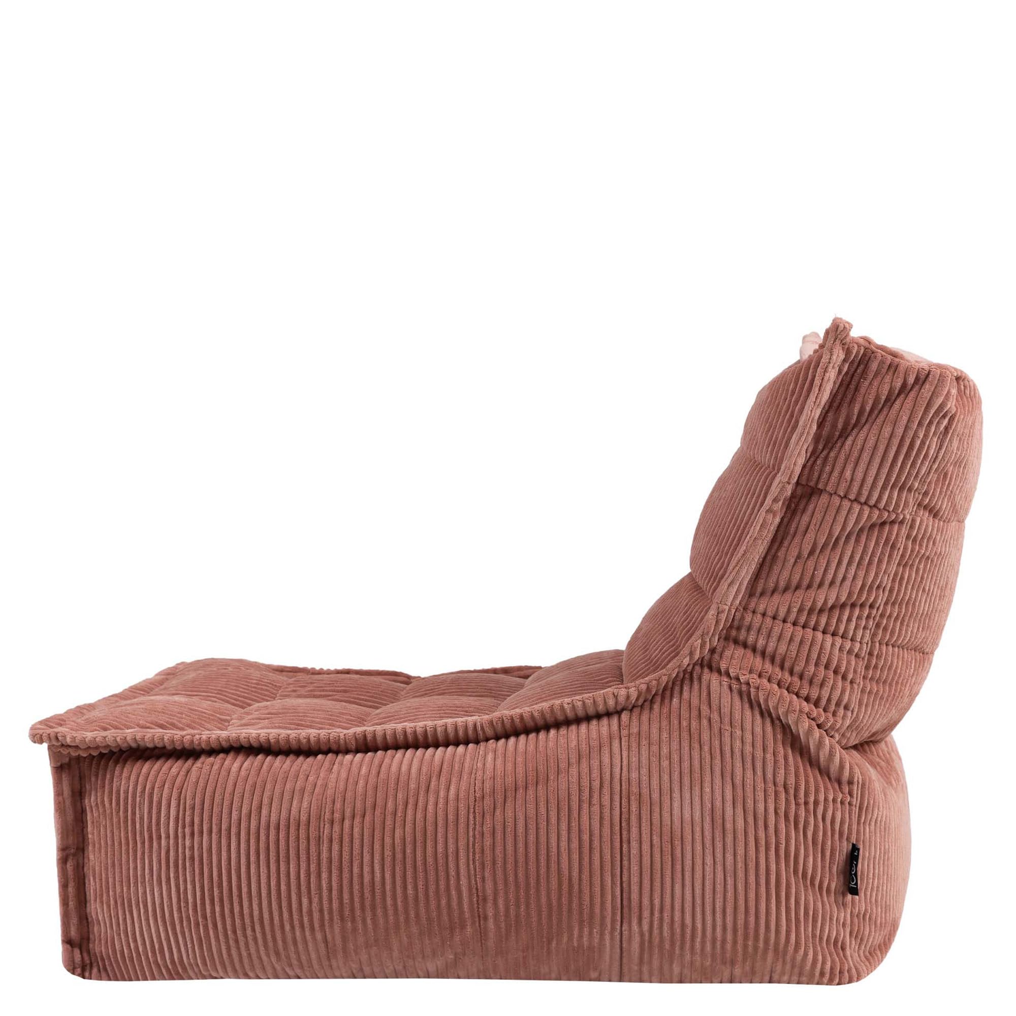 icon - Dolce Lounge Zitzak - Ligstoel - Ribfluweel Fauteuil - Oud roze | Leen Bakker icon - Dolce Lounge Zitzak - Ligstoel - Ribfluweel Fauteuil - Oud roze | Leen Bakker