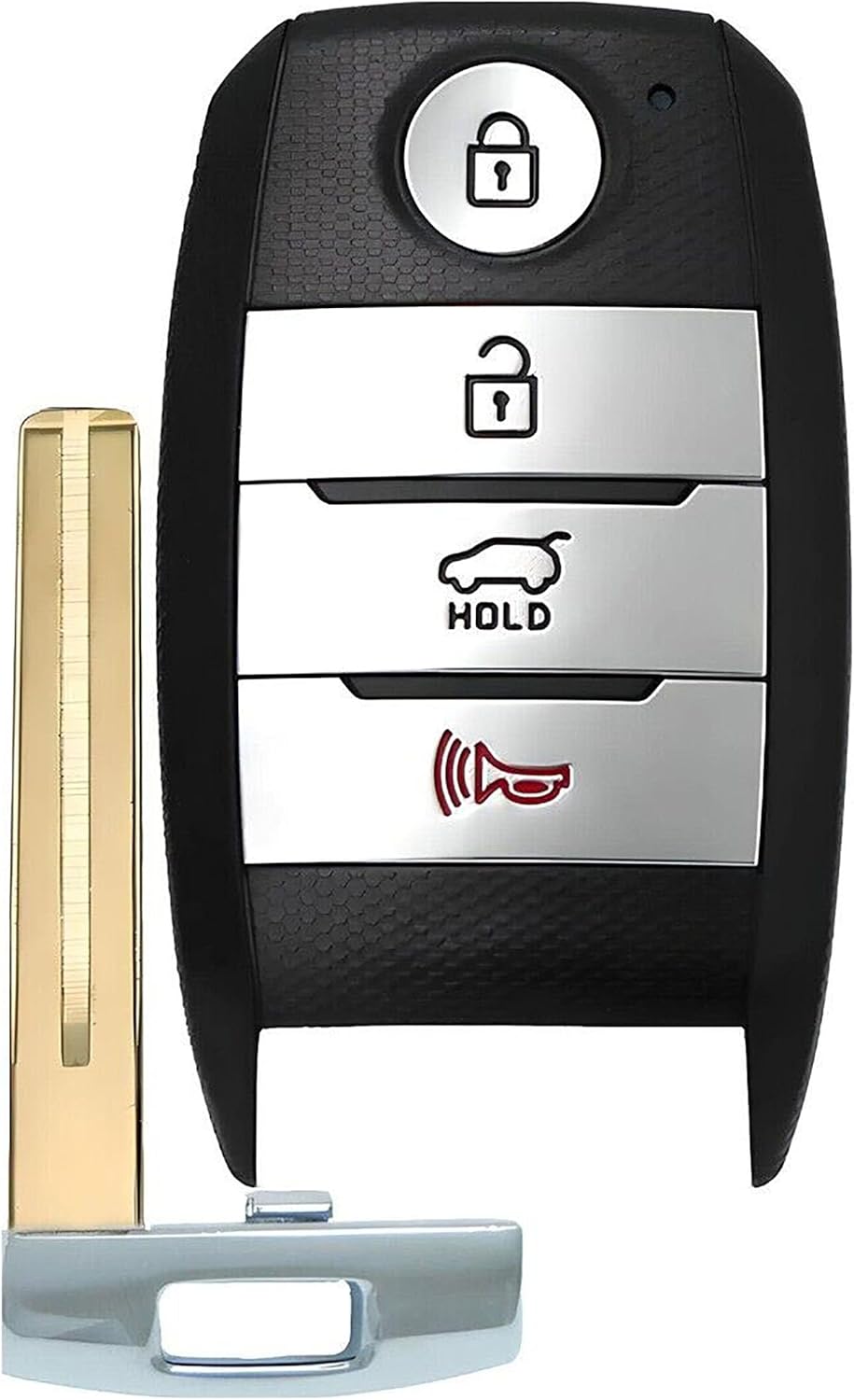 1x New Replacement Key Fob Remote Compatible with & Fit for 2016-2019 Kia Sportage - MPN TQ8-FOB-4F08-06 Black