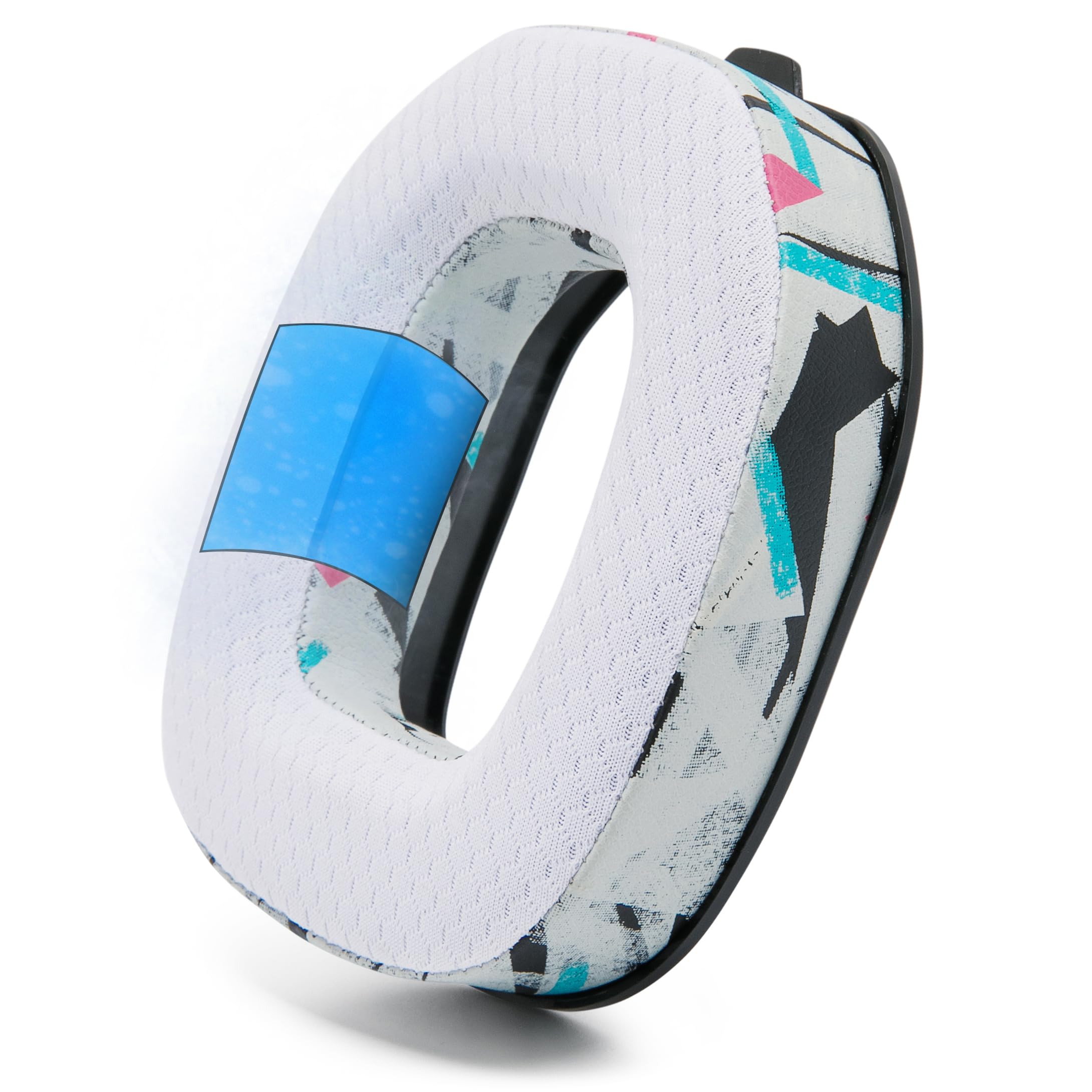 WC Mod Kit A50 - Almohadillas de Gel refrigerante + Diadema de Repuesto para Astro A50 Gen 4, Gen 5 y A50X de Wicked Cushions | Mayor Comodidad, refrigeración y Durabilidad | 90's White