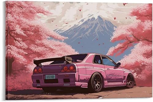 Miniatura 10 de FeoYoed Jdm - Pósteres de lienzo para pared, diseño de automóvil, decoración de pared, impresiones artísticas para dormitorio, sala de estar, Estilo