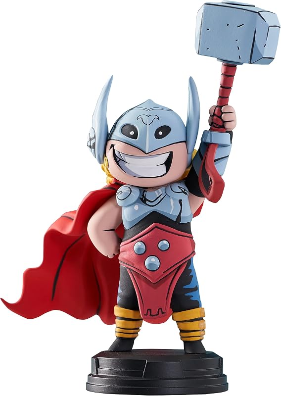 Serie animada de Marvel: Mighty Thor Statue, multicolor, 5 pulgadas, (NOV212079)