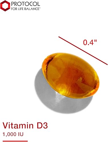 Miniatura 7 de Protocolo Vitamina D3 1000 UI - Apoyo Inmunológico Huesos Fuertes y Dientes - 120 Cápsulas Blandas
