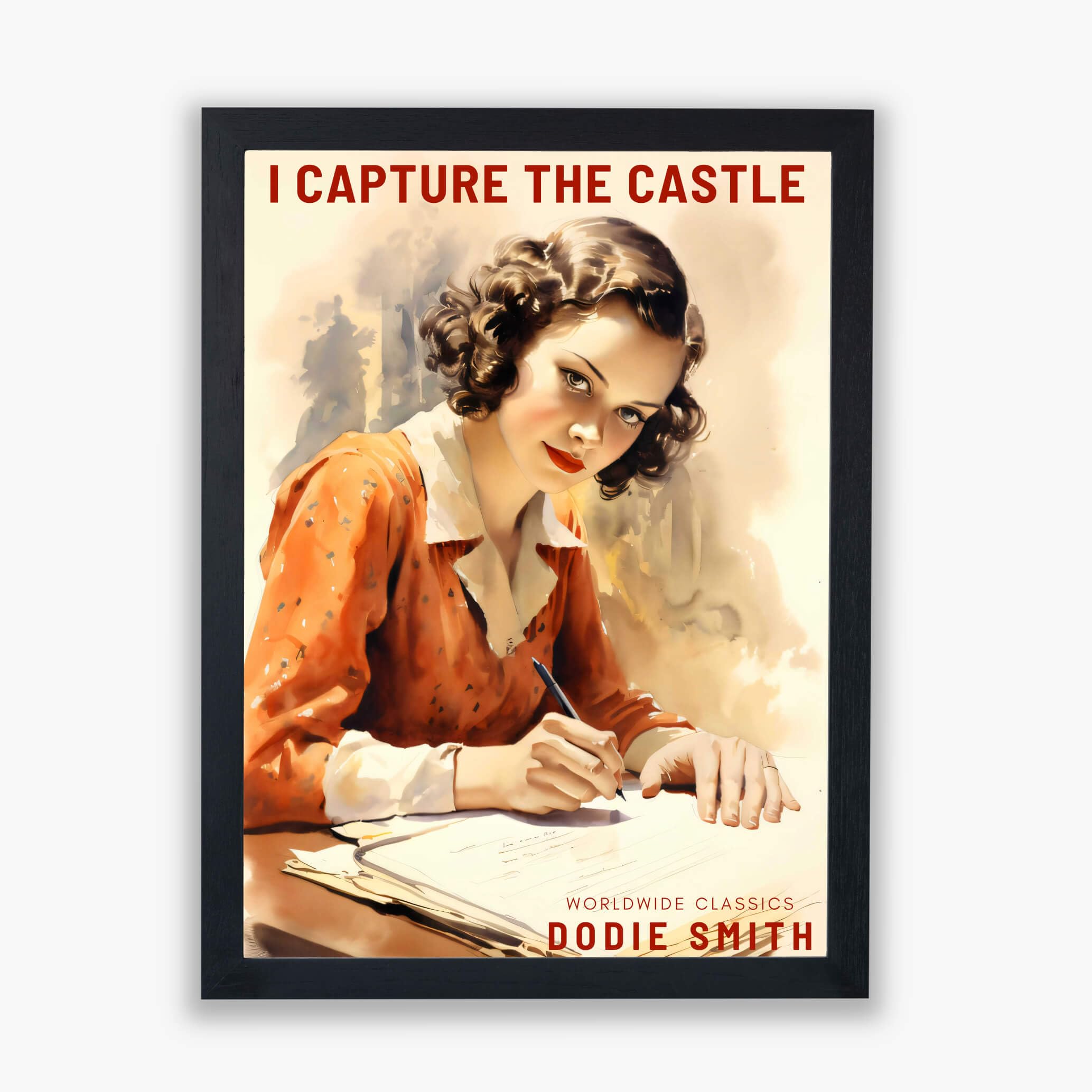 Poster I Capture the Castle Spiffing Prints - Impression giclée encadrée - 6