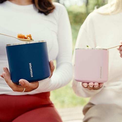 Miniatura 8 de Hydrapeak - Termo de acero inoxidable de 25 oz, aislamiento al vacío, comida caliente y fría, boca ancha, a prueba de fugas, para adultos y niños,