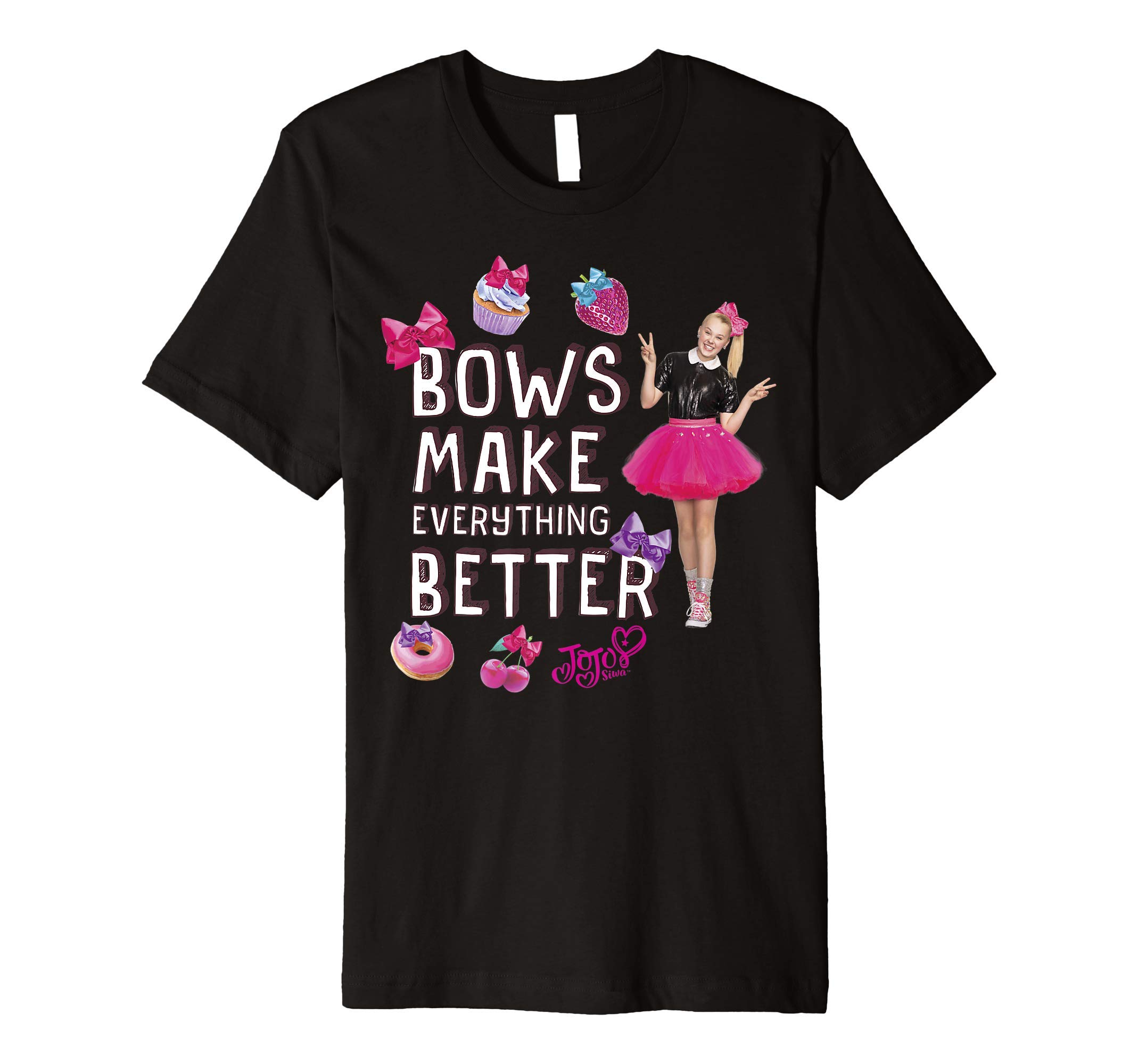Nickelodeon JoJo Siwa Cute Bows Make Everything Better Premium T-Shirt