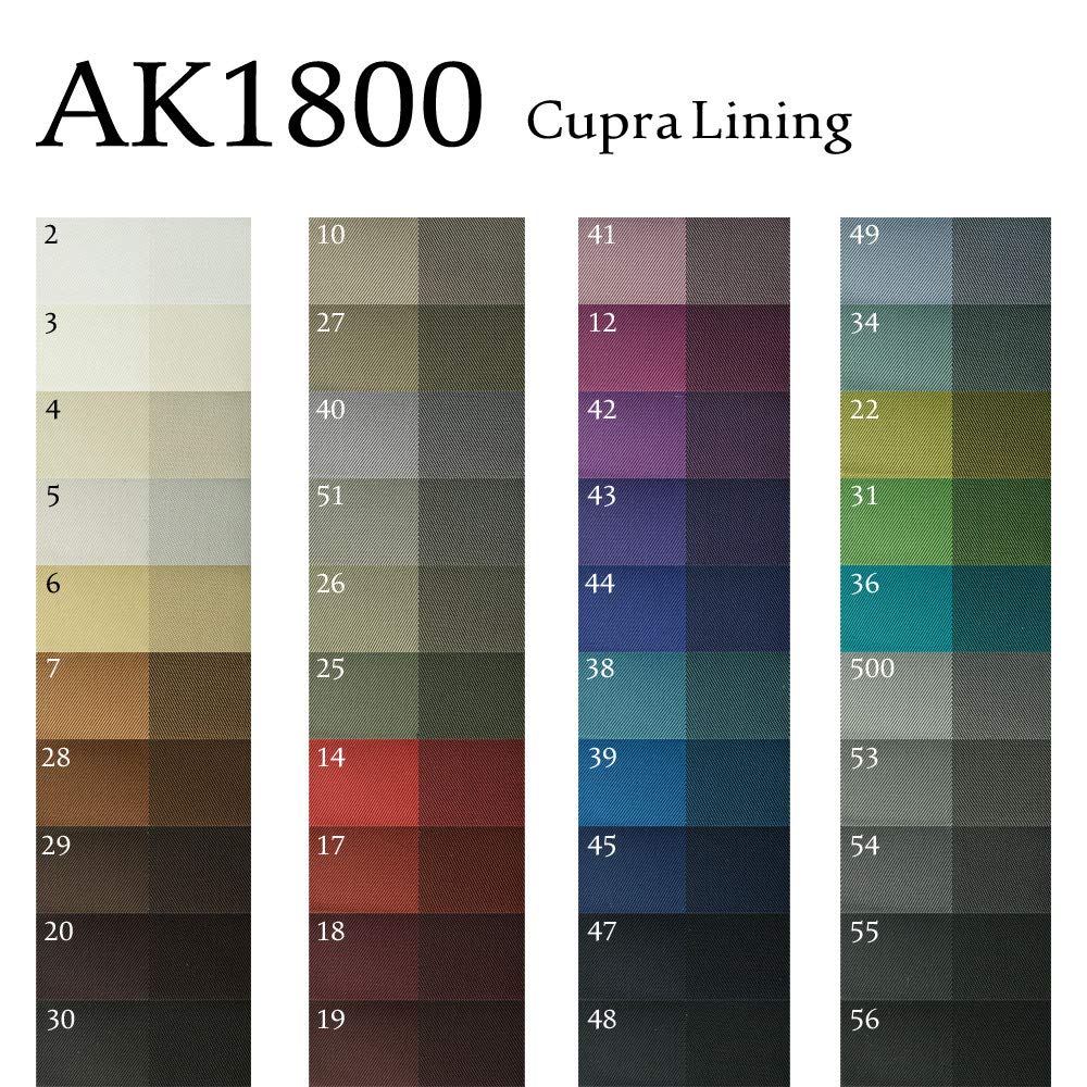 オーダー用裏地見本 裏地サンプルページ