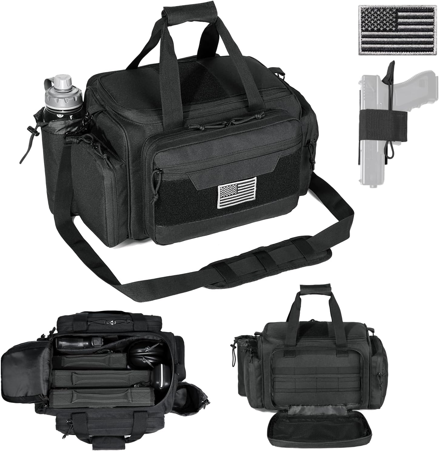 Gun Case Bag Medium Specialist | Tactical 3+ Pistol Bag Firearm Shooting Case for Shooting Range Outdoor Hunting