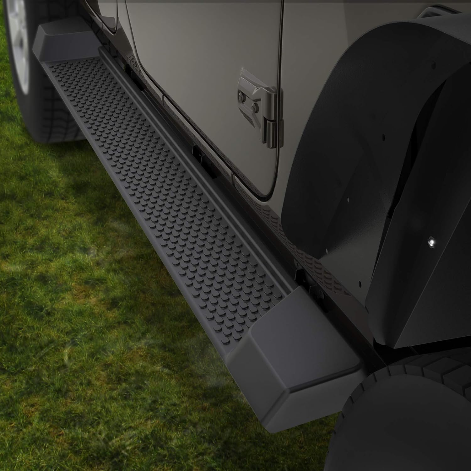 YITAMOTOR 6 inches OE Style Running Boards, Side Steps Compatible for 2018-2026 Jeep Wrangler JL 4-Door Black, Nerf Bars (Excl JK Model)