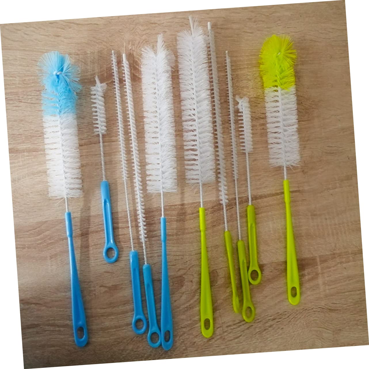 PACKOVE 3 Set Spazzole Per La Bottiglie E Cannucce Accessori Pratici Per La Bottiglie Facile Rimozione Macchie E Residui Per Utilizzo 5 Pezzi*3