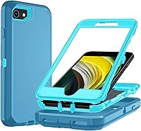 Vista 37 de Funda para iPhone 7/8Plus, iPhone 8 Plus y 7 Plus, resistente protección para teléfono, a prueba de golpes, a prueba de polvo, a prueba de caídas