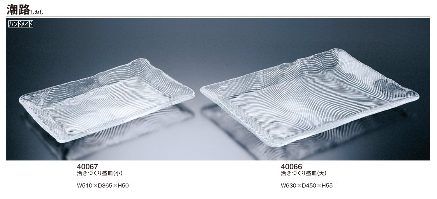 Amazon｜潮路 活きづくり盛皿(小)｜東洋佐々木ガラス - 生活雑貨 通販