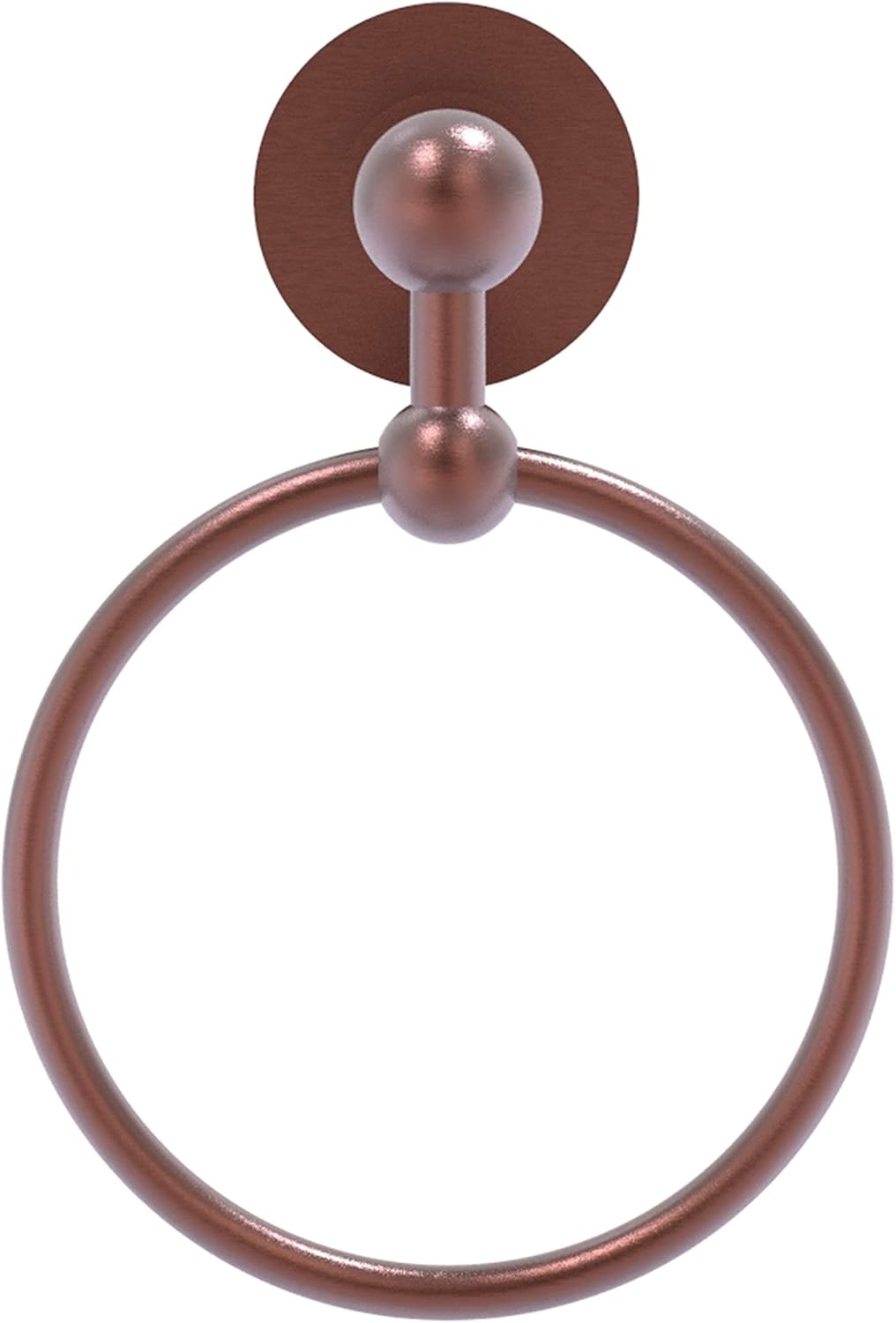 Allied Brass AP-16 Astor Place Collection Towel Ring, Antique Copper