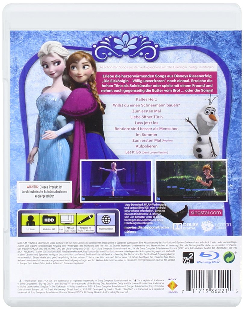 SingStar Die Eiskönigin - Völlig unverfroren - [PlayStation 3]