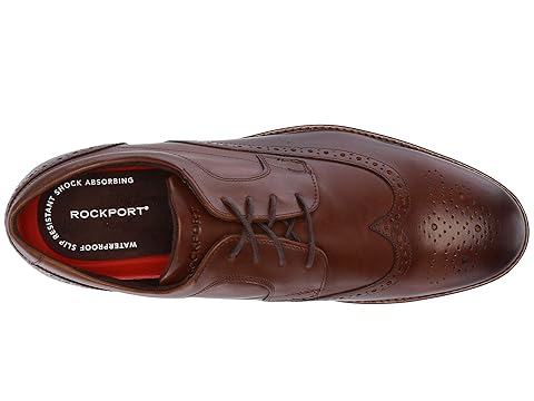 rockport dustyn waterproof wingtip brogues