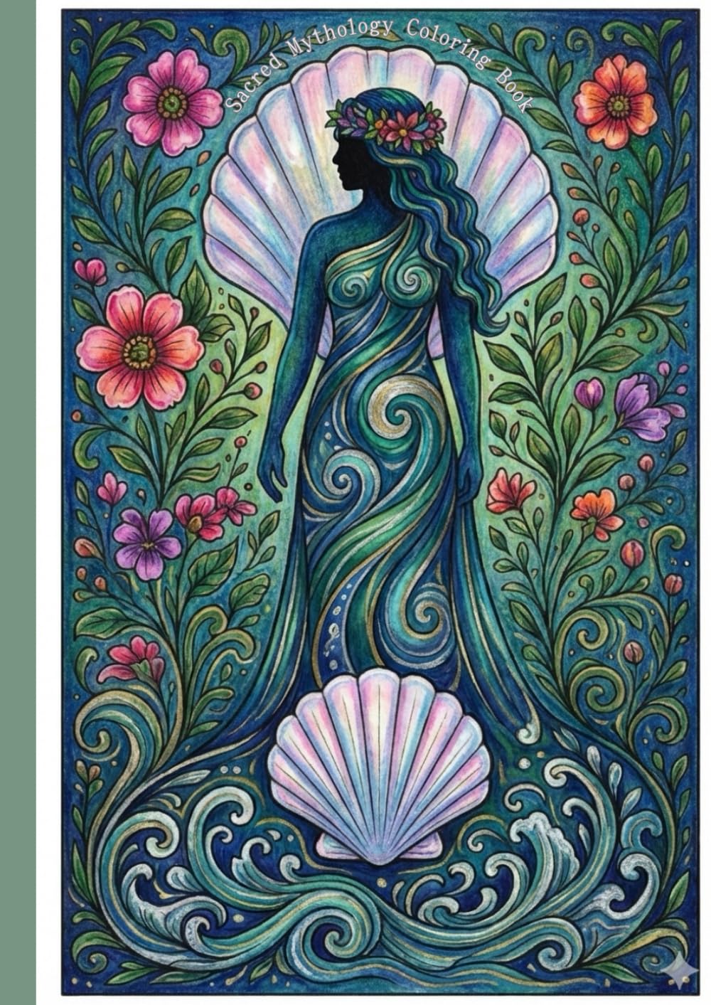 Sacred Mythology Coloring Book for Adults: 31 Divine Deities & Spirits | Goddess, Gods & Ancient Symbols