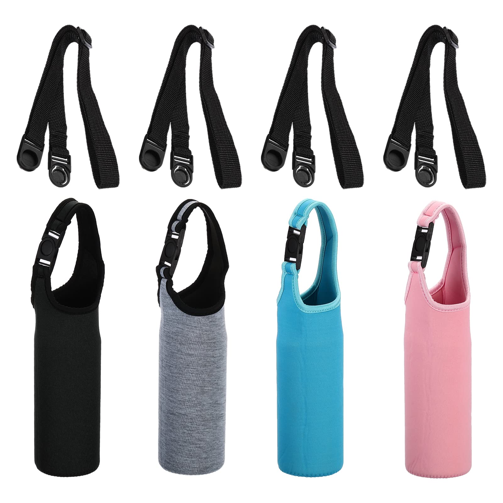 PATIKIL Water Bottle Sling Bags, Neoprene Portable Insulated Bottles Holders Carrier with Removable Adjustable Shoulder Straps