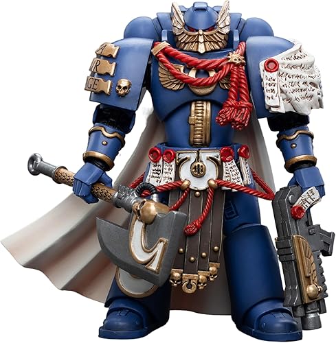 Miniatura 2 de JOYTOY Warhammer 40,000 118 Figura de acción Ultramarines Honour Guard 2 Colección Figuras modelo (4.88 pulgadas)