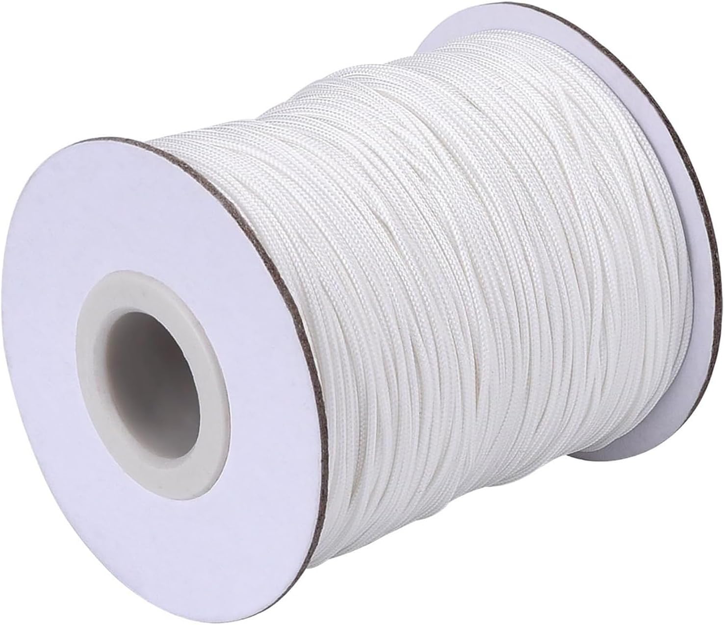 White Braided Lifting Curtain Thread， White Polyester Sunshade Cord for Aluminum shuttered Windows， Each roll is 100 Yards and 1.8mm Wide， Blinds, Garden Plants and Crafts.