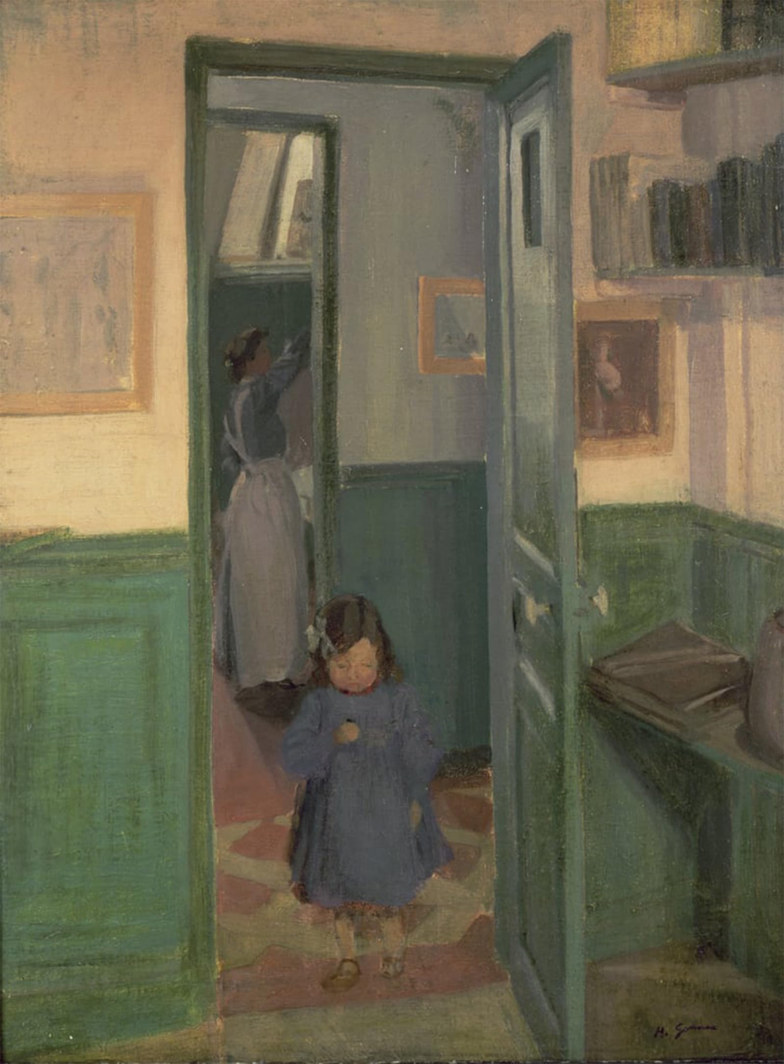 Posteriik No Frame Famous Animal Posters Vintage Picture In Sickert House By Harold Gilman Modern Wall Decor For Home Decor 60X90cm