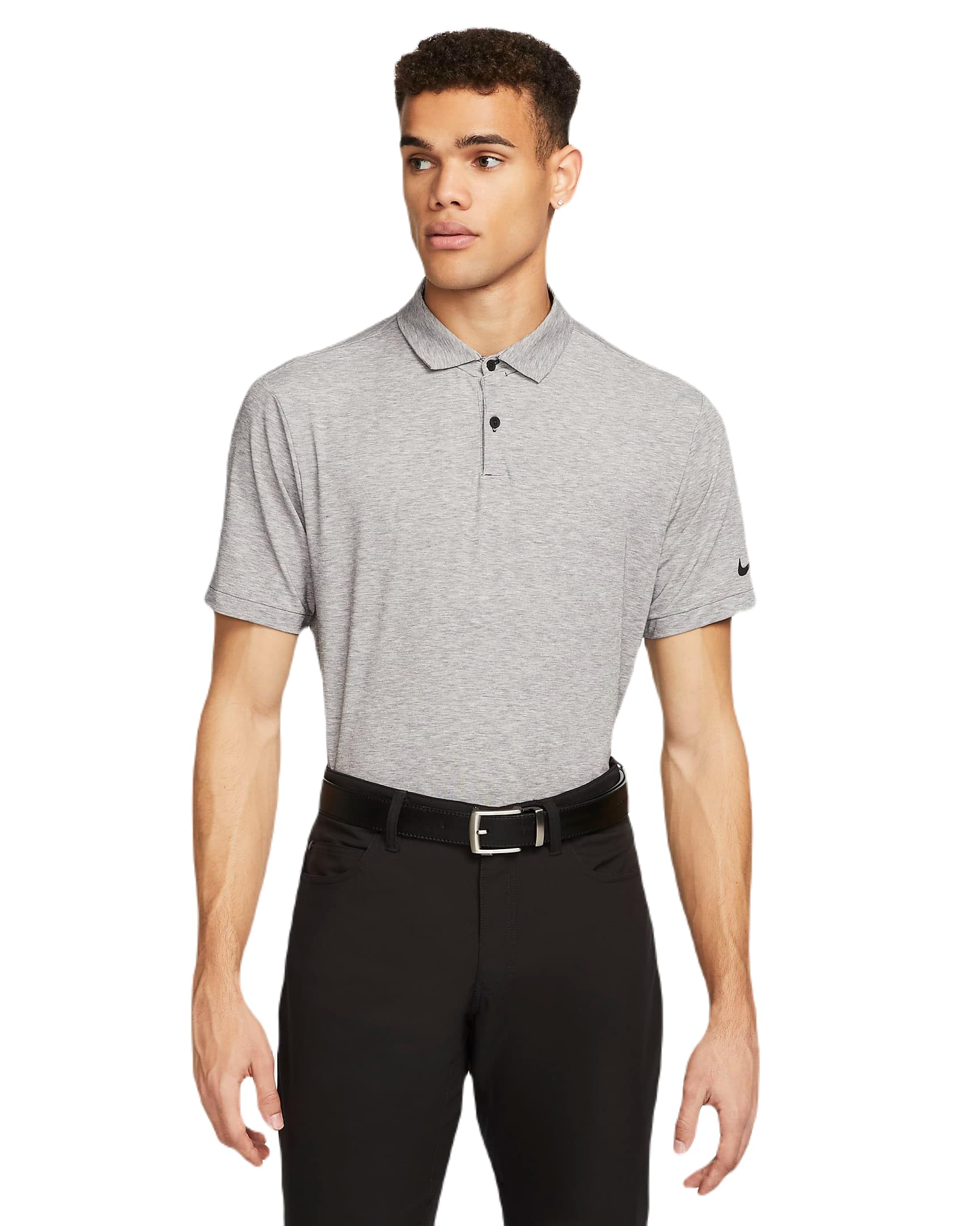 Nike Dri-FIT Tour Men's Golf Polo, Black/Black, XL Regular US