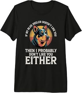 Australian Cattle Dog Blue Heeler Premium Tri-Blend T-Shirt
