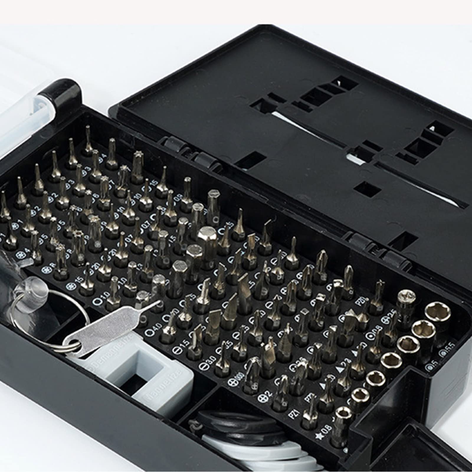 Set di cacciaviti 115 in 1 con cacciavite da 98 Punte, Kit di Strumenti Professionali per la Riparazione di componenti elettronici, Set di cacciaviti per la Riparazione