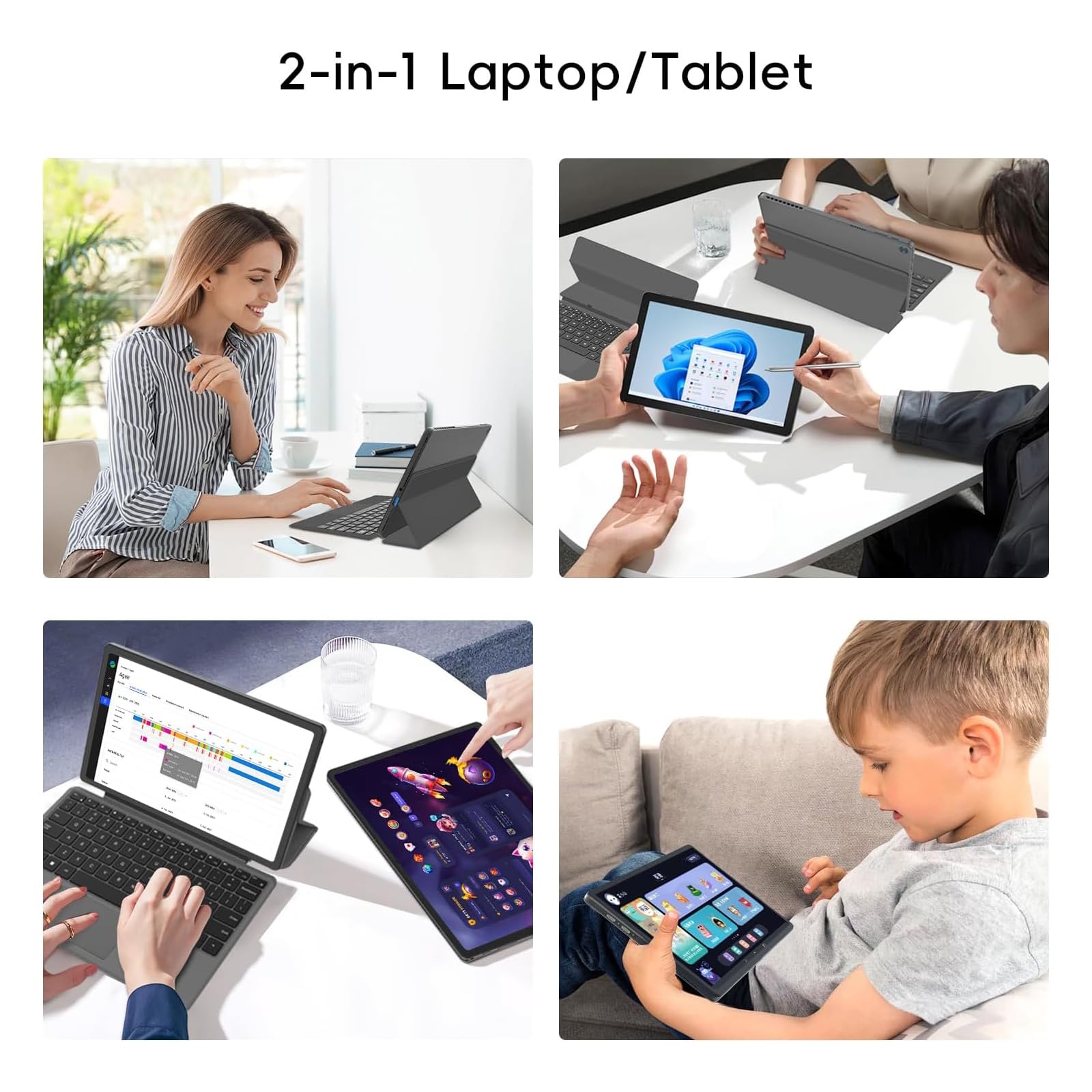 Amazon.co.jp: 2-in-1ノートパソコン/タブレット(2026)、1年間のOffice