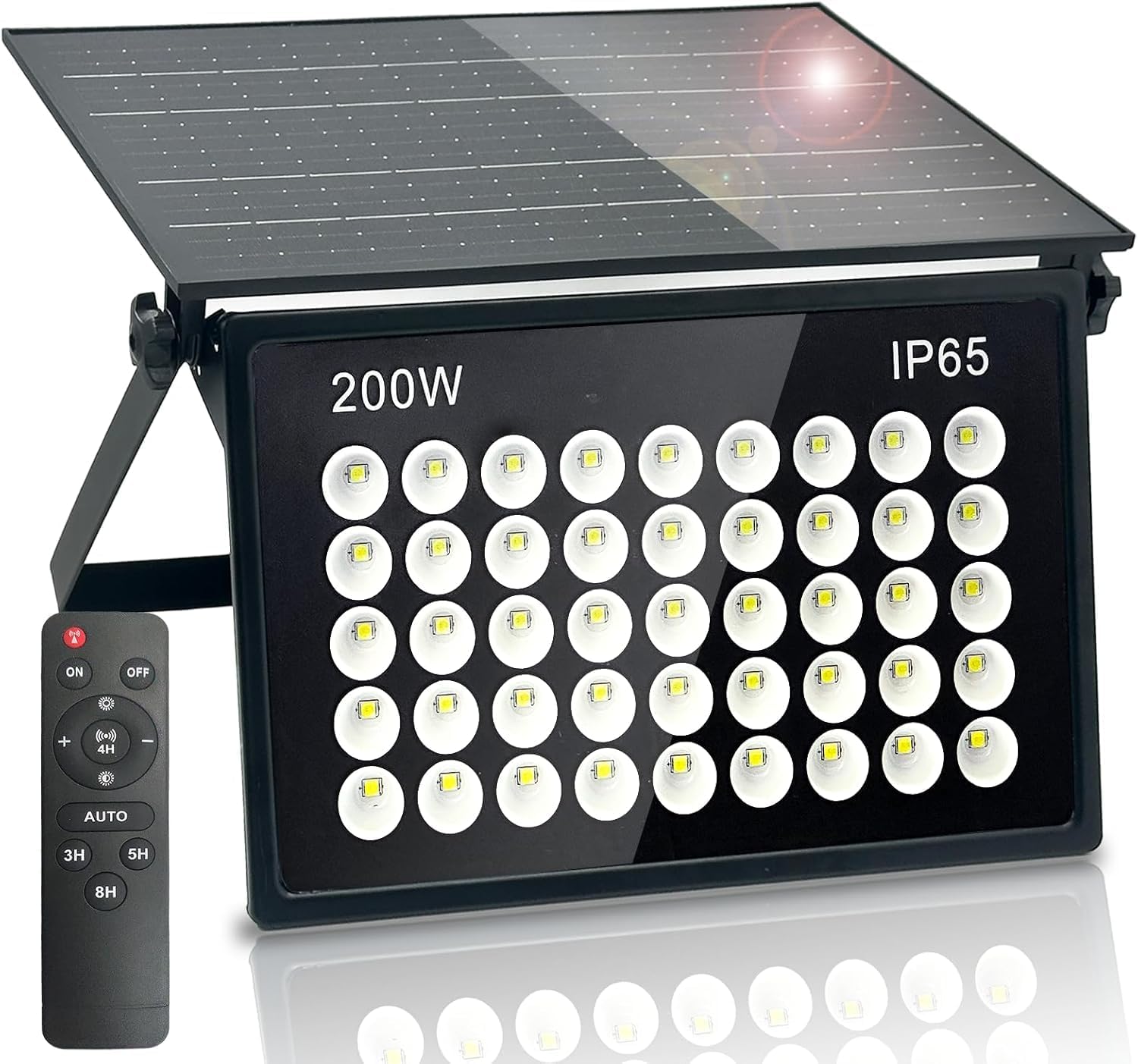 Indmird 200W Solar Security Lights Outdoor