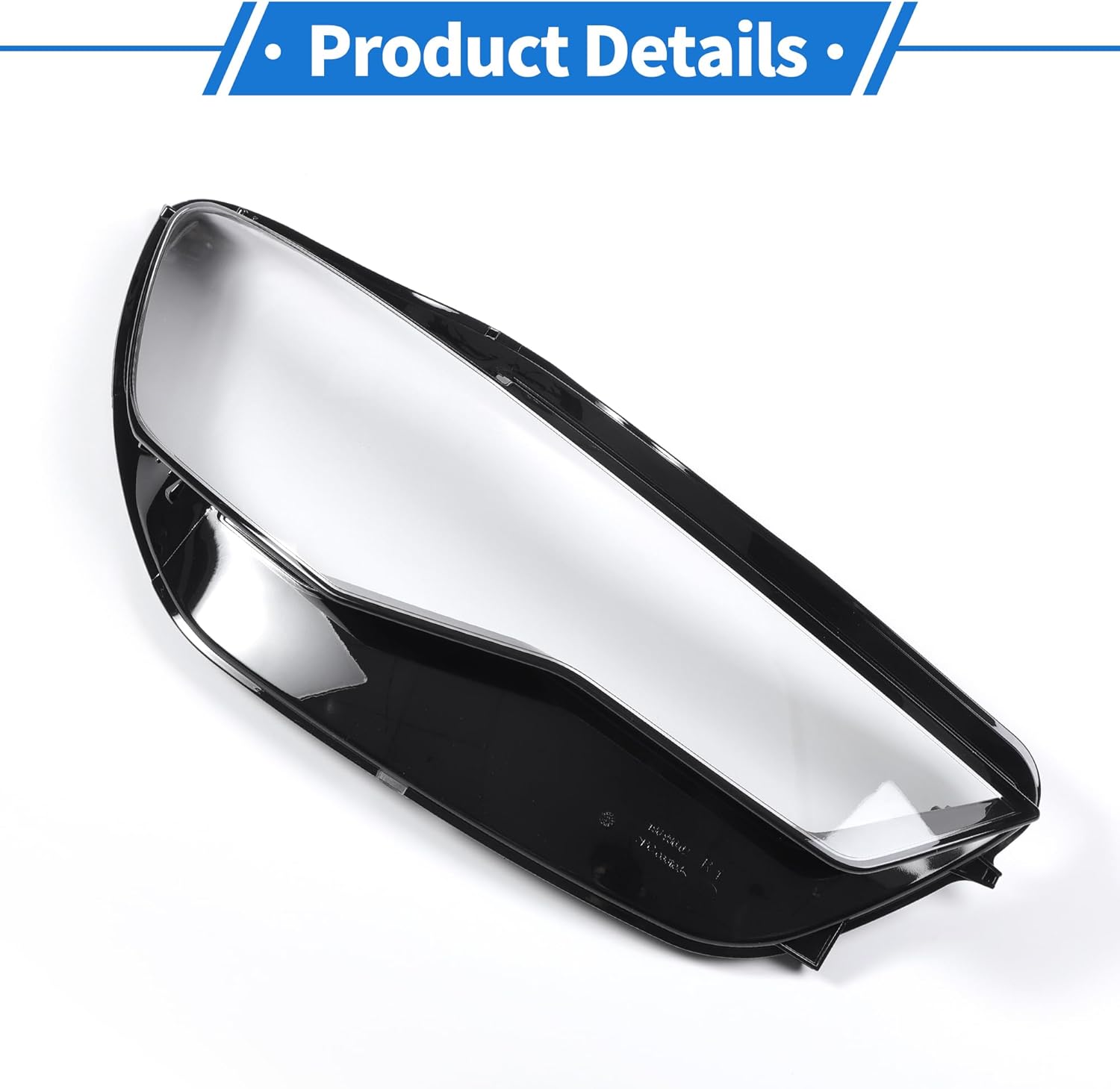 Headlight Lens Cover Headlight Headlamp Lense Clear Lens Cover for Audi A6 2016-2018 Black,Clear Pc 1 Pc Front Right Car
