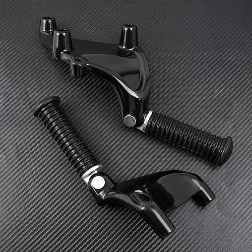 Miniatura 7 de HDBUBALUS Estriberas de pasajero trasero para motocicleta, reposapiés Pedal y soporte para Harley Sportster Iron XL 883 1200 Forty Eight Seventy Two